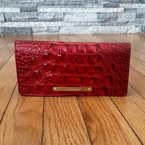 Brahmin Ady Wallet - Radiant red